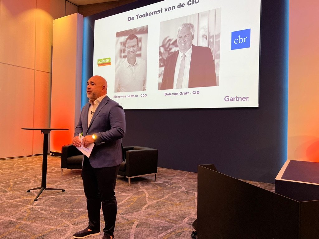 Danny Frietman moderator dagvoorzitter on stage 26