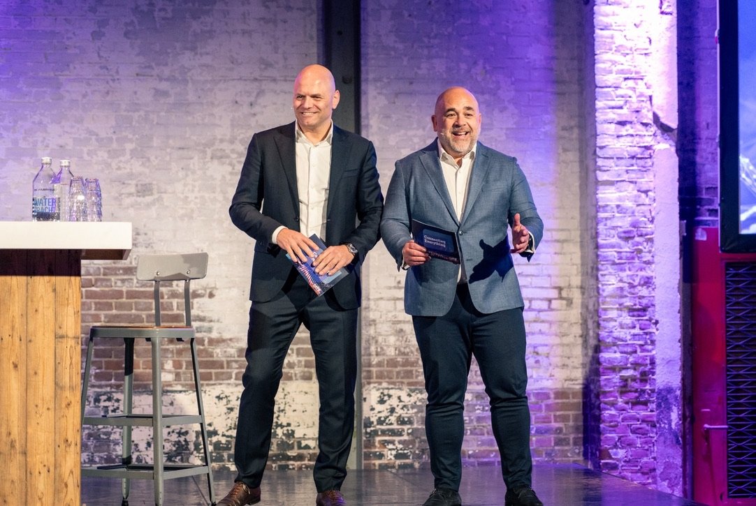 Danny Frietman moderator dagvoorzitter on stage 30