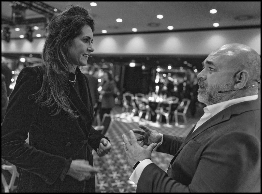 Danny Frietman moderator dagvoorzitter on stage 47